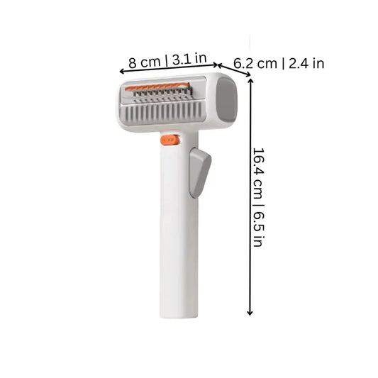 Self Cleaning Cat Grooming Brush with Release Button